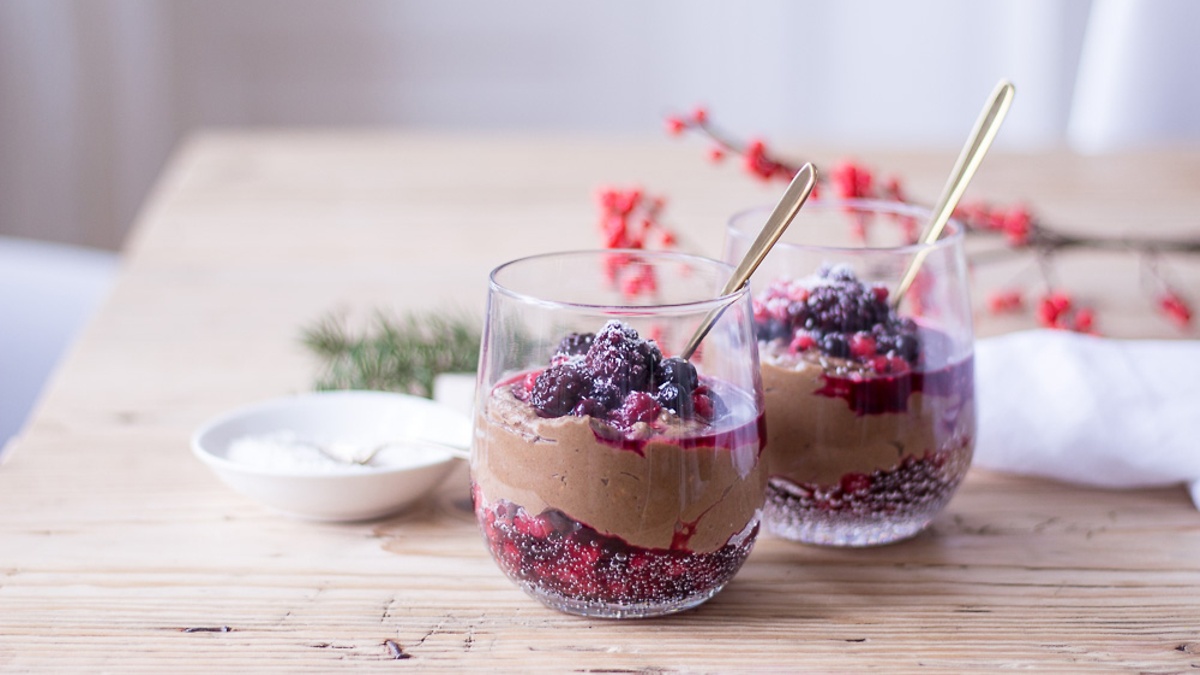 Lebkuchen-Schoko-Mousse