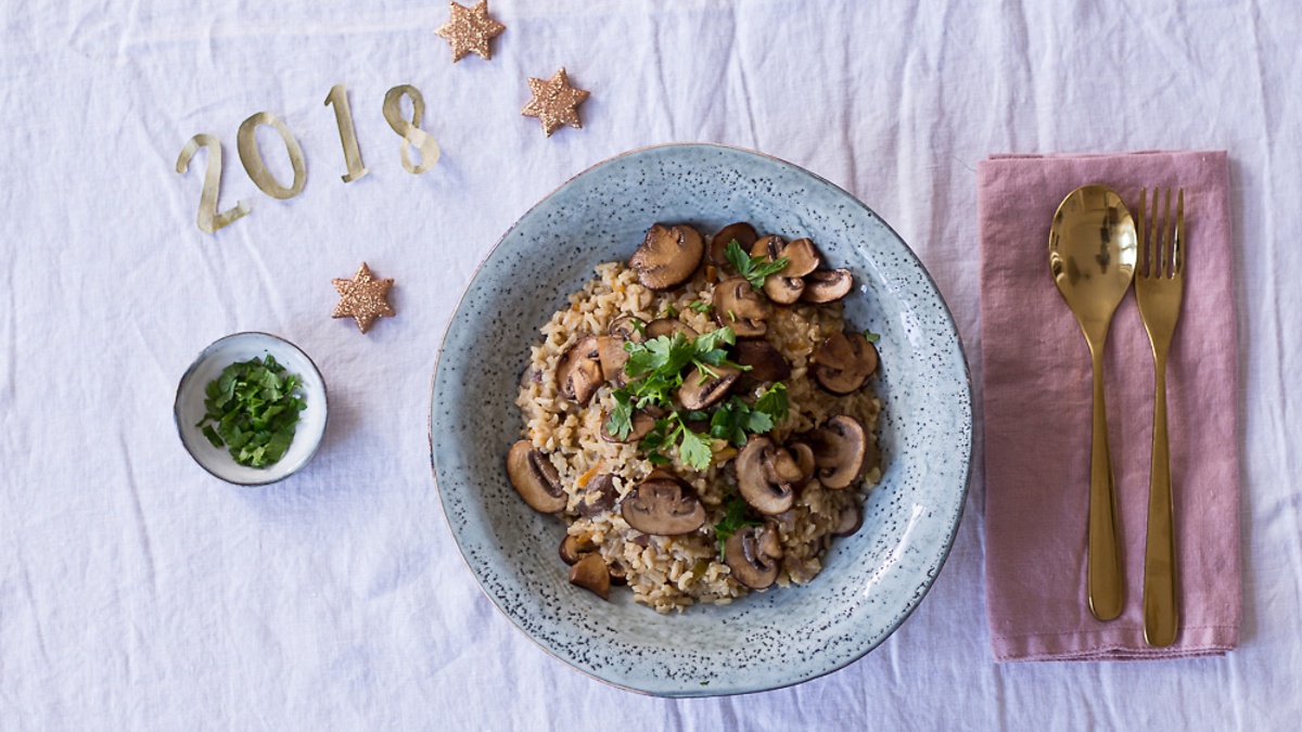 Vitality Blog Festliches Pilz Risotto Bild